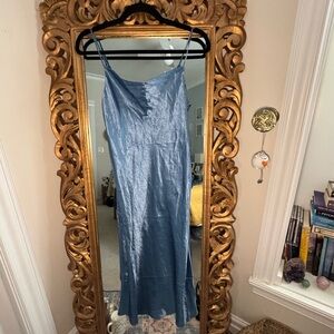 Aritzia Blue Slip Dress